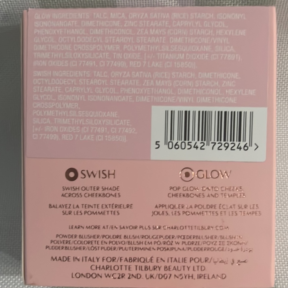 Charlotte Tilbury Cheek to Chic Blush in Pillow Talk Intense - Picture 3 of 5